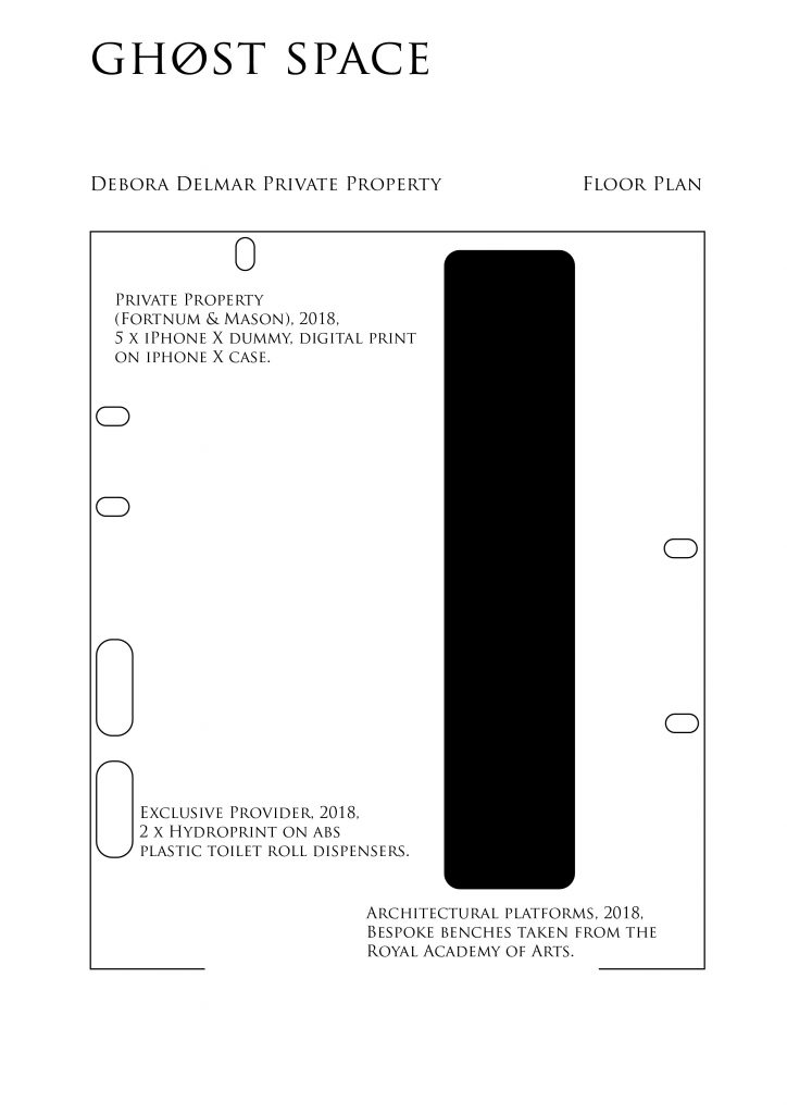 Floor Plan: Private Property, Debora Delmar, 2018.